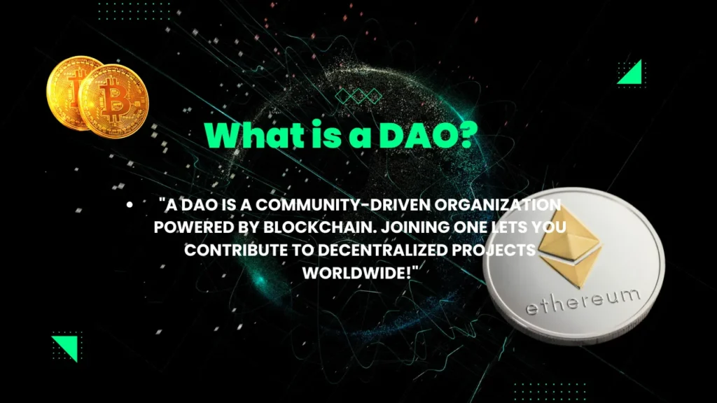 Snippet defining what a DAO is?